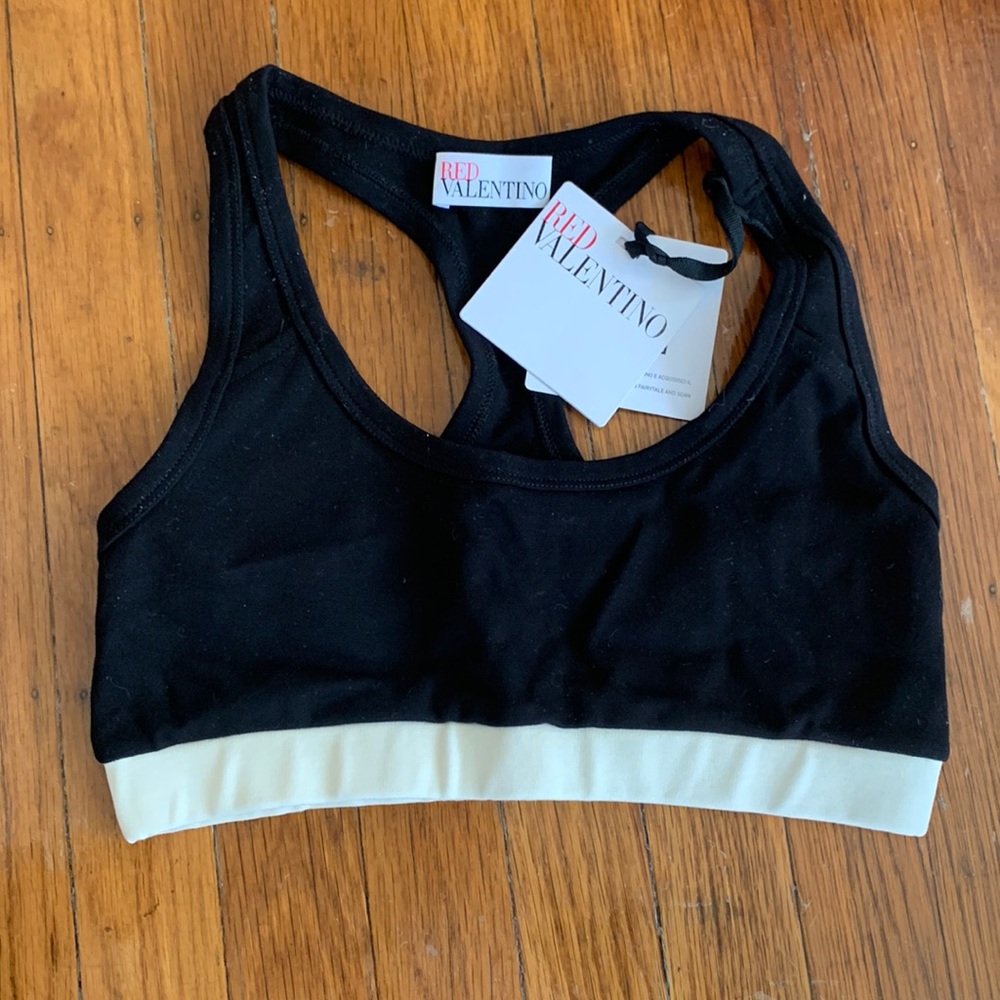 New with Tags - RED Valentino Racerback Sports Bra, XS